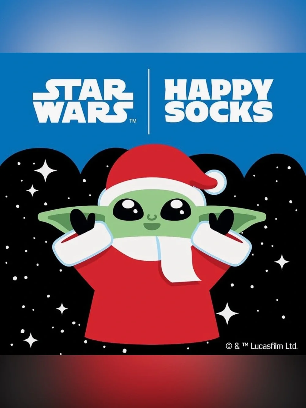 Star Wars Blue and Navy Baby Yoda & Mandalorian Kids Socks